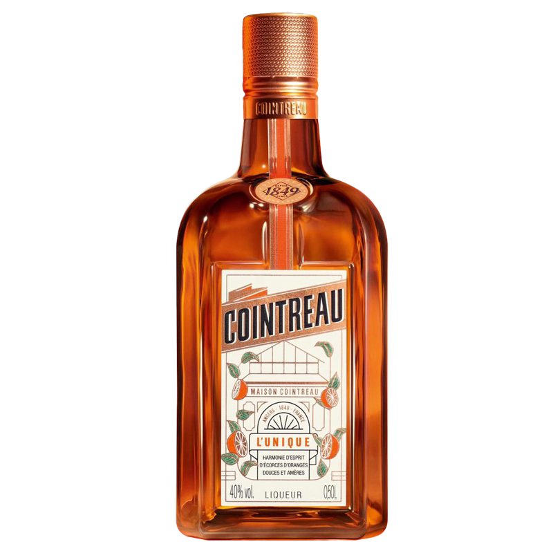 法国进口洋酒COINTREAU君度甜橙味力娇酒基酒鸡尾酒烘焙500ml