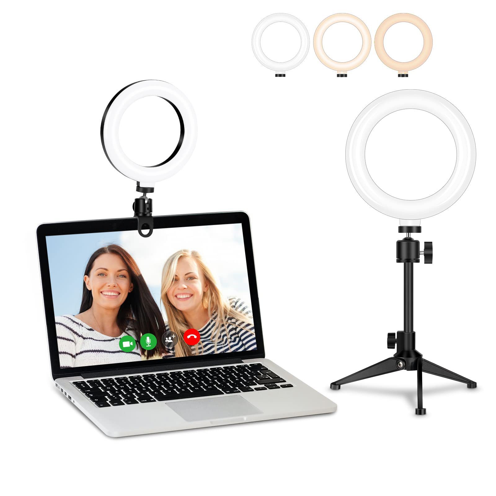 Selfie Ring Light For Laptop Computer Desktop Youtube, Ring