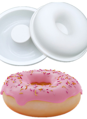 Round Hollow Donut Silicone Mold French Desserts
