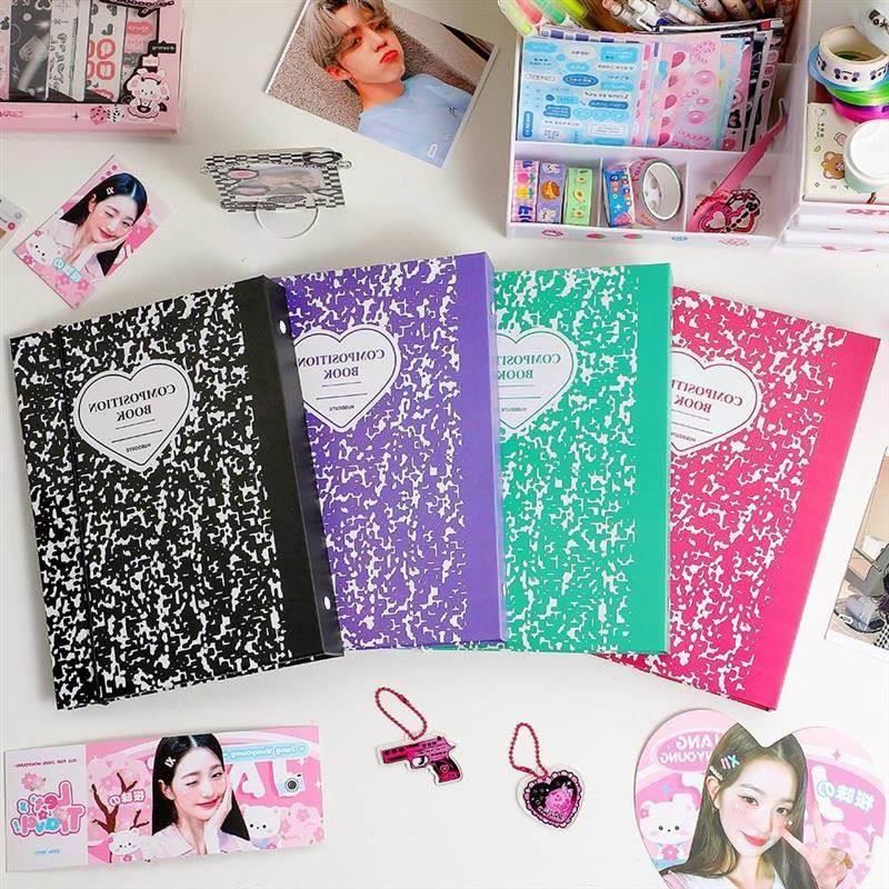 Kpop Photocard Binder A5 Album 6 Ring Card Protectors holder