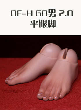 DF-H 68男2.0体  平跟脚 芭蕾脚高跟脚 高跟腿 bjd 非人用 68高跟