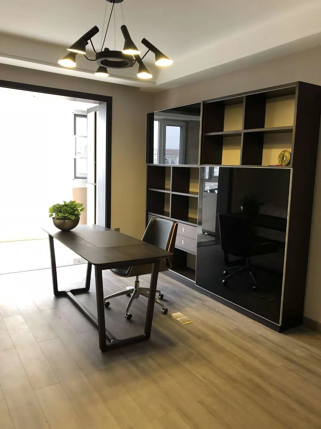 专柜正品家具EGO易格S517现代极简轻奢书房家具办公书椅书桌1.6m