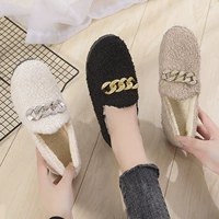 Демисезонные удерживающие тепло универсальные флисовые тапочки, 2023