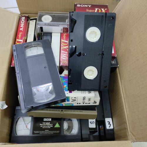 老式录像带二手用过的磁带录像带当收藏品摆件卖随机发货