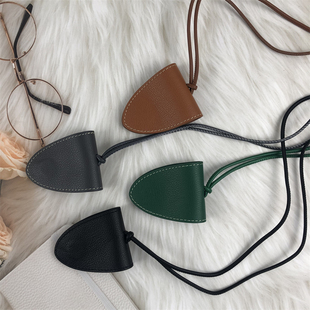 适用于戈雅托特包袋口防盗夹 狗牙包磁钮挂件 脖子挂饰真皮眼镜夹