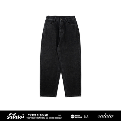 水洗休闲长裤牛仔裤日系