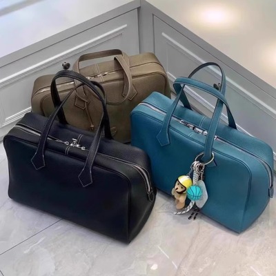 简约通勤可放电脑~维多利亚包35手提包大容量单肩托特包保龄球包