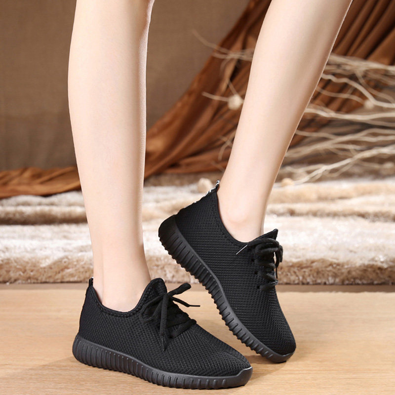 透气平底运动女士单鞋系带休闲老北京黑布鞋防滑软底加绒棉鞋舒适,女鞋,传统布鞋,淘宝优惠券,粉丝福利购,淘宝优惠卷