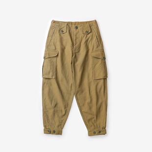 GROUND 束脚裤 CREW 复古重磅地勤工作裤 A.C.E.浮生出品