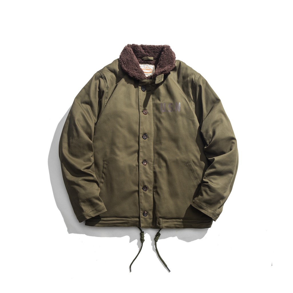 厚海军甲板服浮生羊毛内衬冬季
