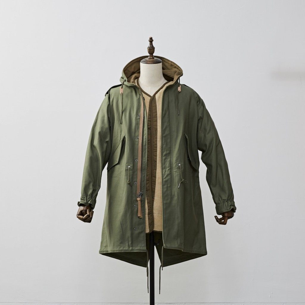 M51 안감 울 프리스 M1951PARKA 피쉬테일 코트 따뜻한 안감