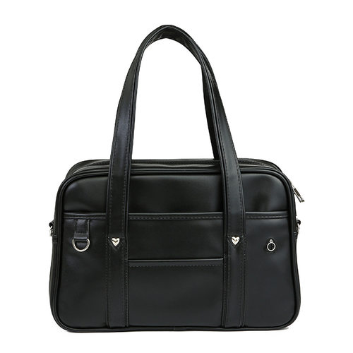 二次元学生jk制服包桃心pu书包耐磨防水通勤单肩手提包背包