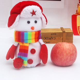 圣诞节苹果包装袋子平安果盒儿童平安夜礼物小礼品创意雪人苹果套