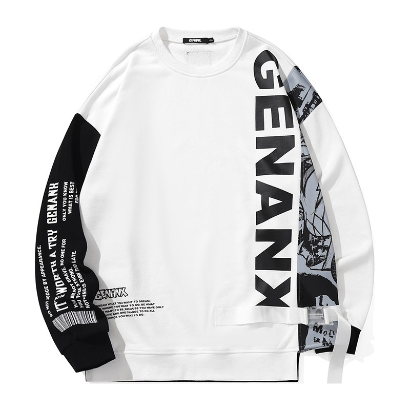 GENANX闪电潮牌卫衣宽松纯棉