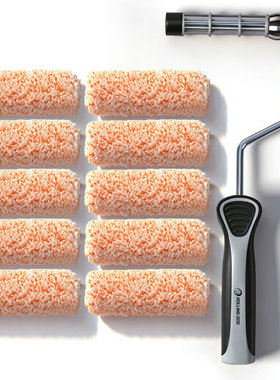 Rollingdog滚动狗4寸滚筒刷小号补漆边角刷中毛橘皮纹理高端涂刷