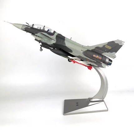 1:48歼10双座金属仿真歼击机模型国产J10S飞机玩具摆件礼品收藏品