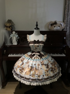 玩偶之诗原创lolita洛丽塔连衣裙op套装 古早感jsk日常lo裙