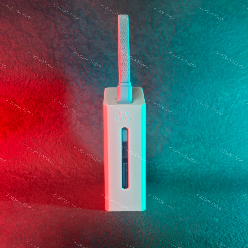 适用 酷态科CP13(33W)自带线电能块保护壳