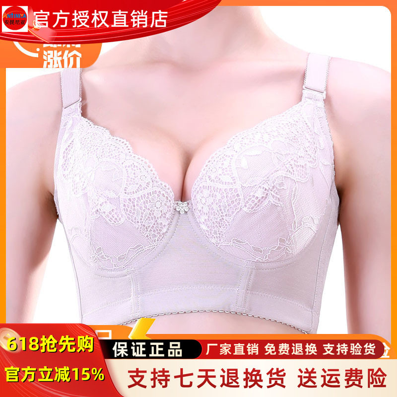 正品安提尼亚臻爱情人短文胸薄款聚拢调整型收副乳模具美体内衣