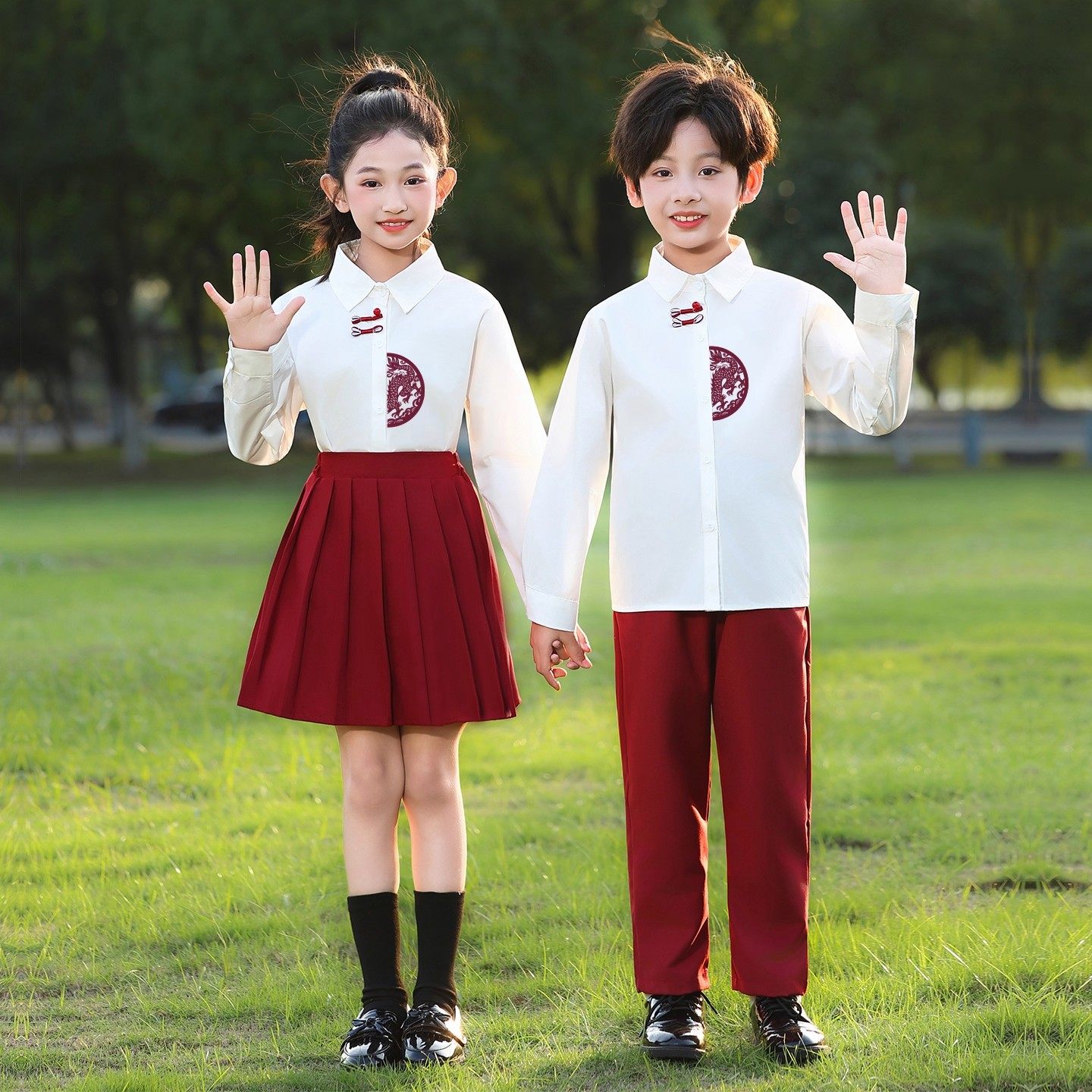 六一元旦儿童合唱朗诵演出服