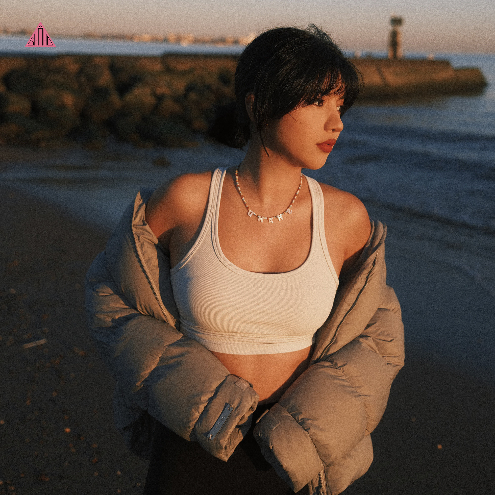 SHAHD 加州女孩 工字背心外穿 纯色 可拆卸胸垫 坑条绒运动内衣,女装/女士精品,背心吊带,淘宝优惠券,粉丝福利购,淘宝优惠卷