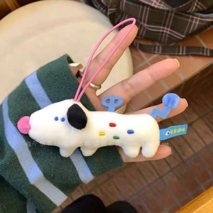 不想失业可爱发条挂件可爱多巴胺毛绒公仔包挂饰卡通车钥匙赐玩具