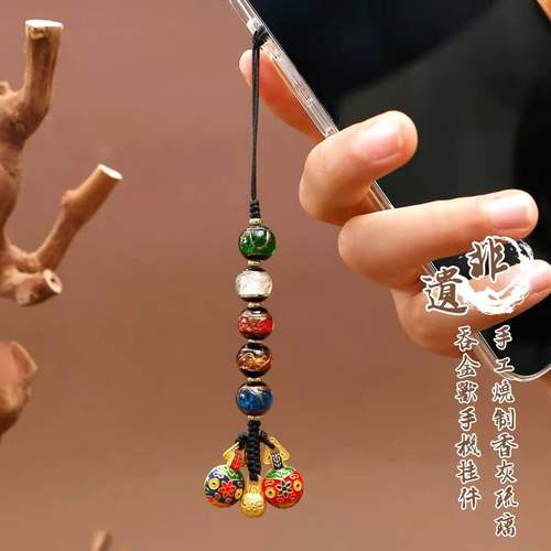杭州灵隐非遗吞金兽手机链挂绳