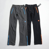 登山徒步运动长裤 户外薄绒防风防水软壳冲锋裤 子 春秋款 外贸品质