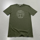 软印花短袖 夏季 轻薄透气柔软舒适纯棉军绿色圆领休闲大码 T恤男