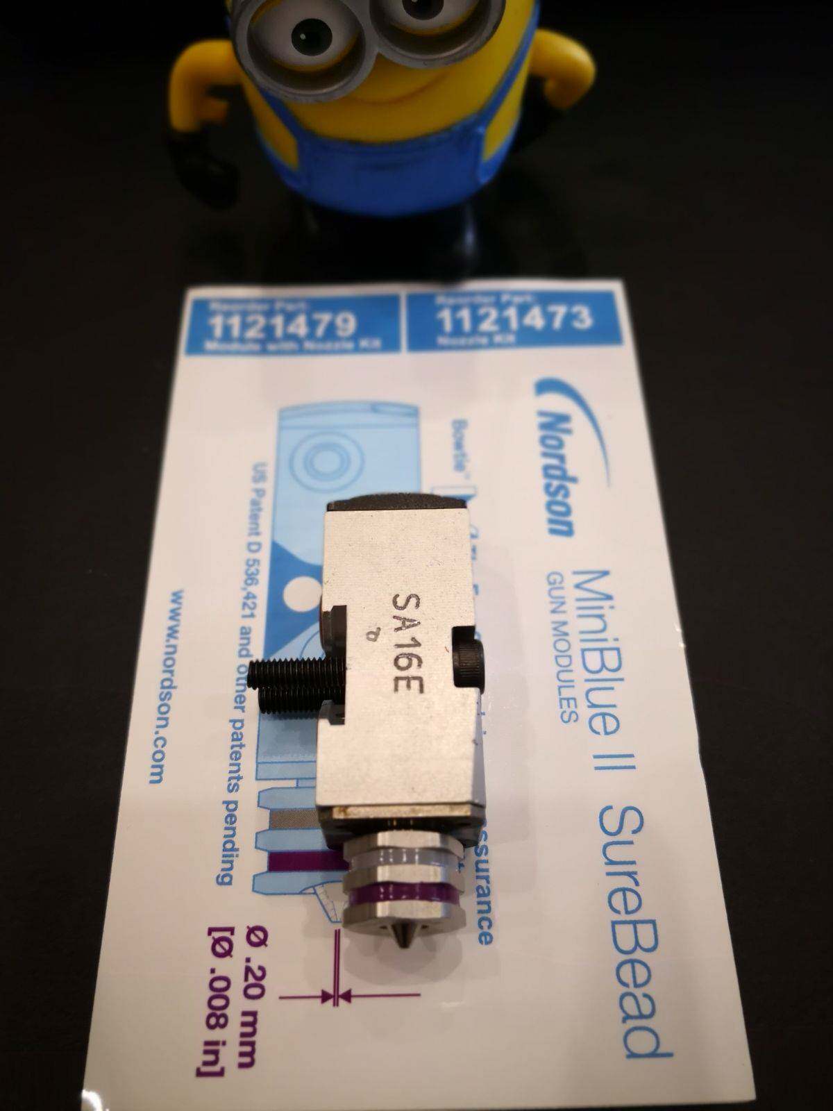 美国诺信 nordson 迷你喷枪 零滴漏胶枪 miniblue ii sur 1121479