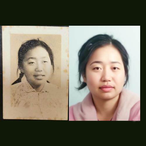 老照片快速修复翻新还原Ai上色修补高清处理