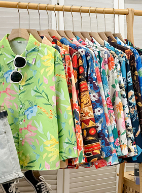 表演碎花新款衬衫女外穿个性设计感小众复古薄款春秋叠穿长袖衬衣