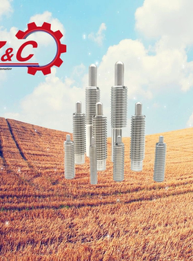 不锈钢弹簧柱塞 超轻载分度销 缓冲器PJLSW3 4 5 6  8 10 12 16