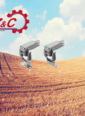 PKBSK1/PKBSK2 304不锈钢转角垂直弹簧卡 搭扣C-1136-B C-1136-A