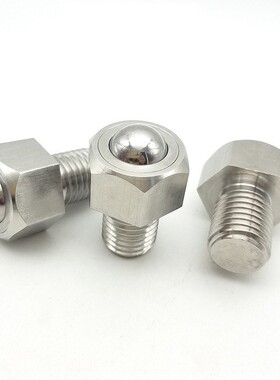 QDE02-5/6/8/10/12/16/20钢制万向球螺杆式六角螺栓型 QDE03-5/6