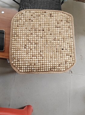 晓艾精品屋淘精品菩萨子坐垫纯手工编织勾边远销国外海外汽车坐垫