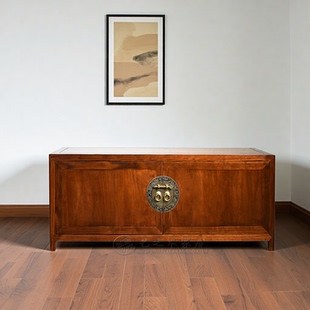 凳中式 风玄关储物柜收纳箱子复古 柜可坐实木换鞋 香樟木入户门口鞋