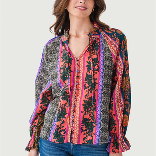 小俞家 dress for*家花花衬衫度假休闲上衣活泼百搭衬衣