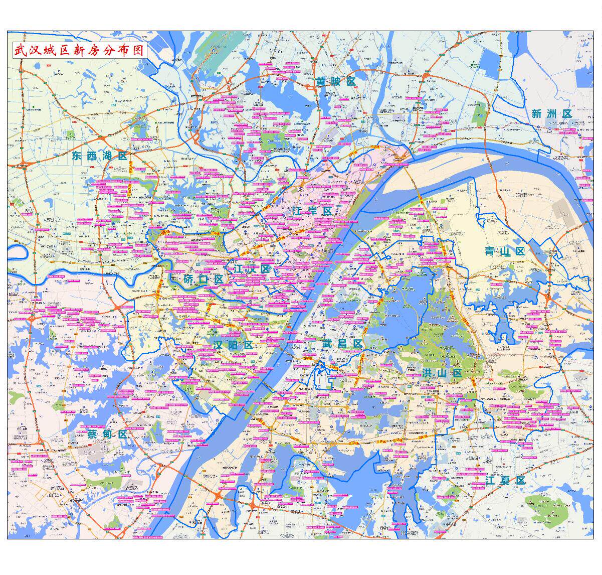 武汉楼盘地图新房黄石随州咸宁仙桃恩施孝感潜江宜昌襄阳黄冈地图