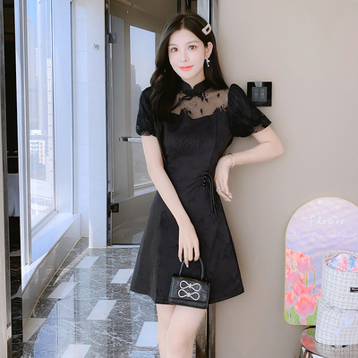 新中式夏季改良版年轻款少女裙子