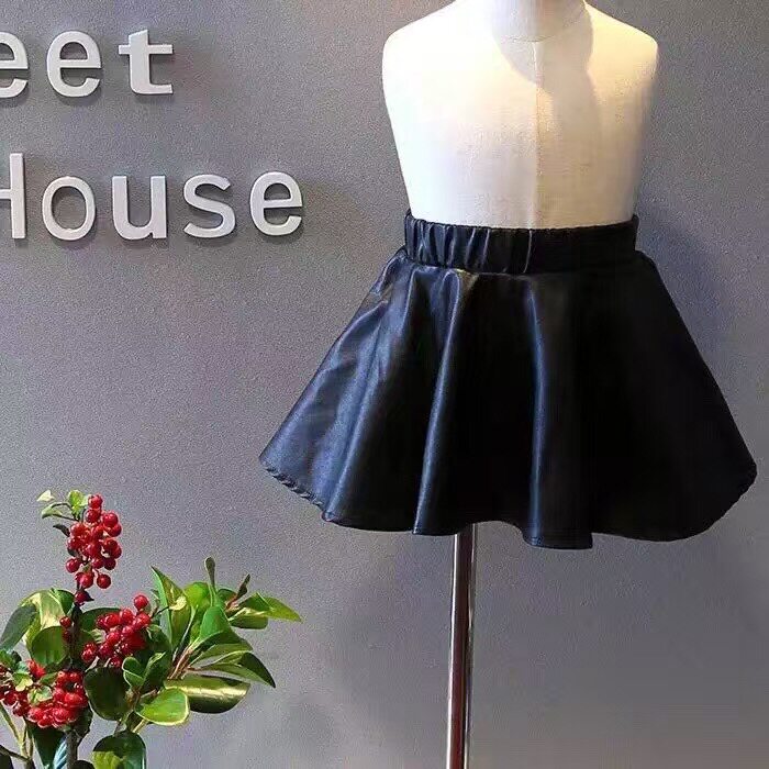 Jupe fillette en cuir - Ref 2050799 Image 1