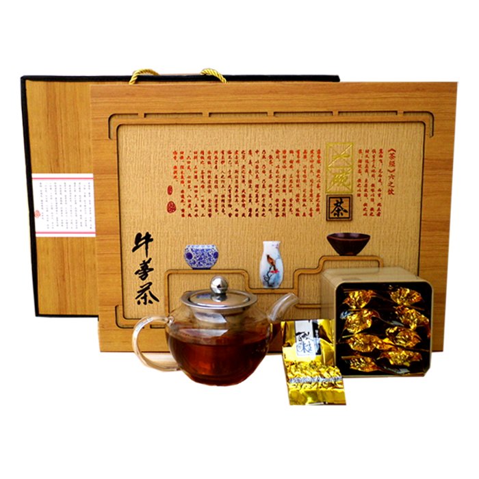 黄金牛蒡茶正品高档礼盒装山东苍山新鲜野生牛榜膀根片养生茶包邮