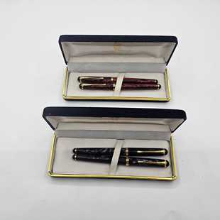 早期出口版带盒英雄90对笔钢笔宝珠笔一套高颜值赛璐璐笔杆收藏款