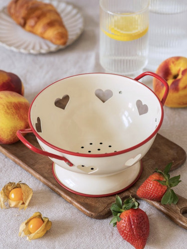 复古金属洗菜篮水果盆