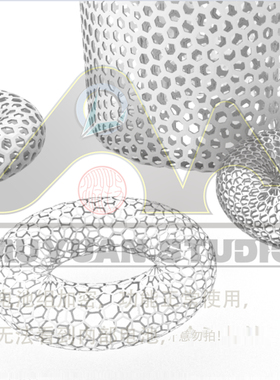 犀牛grasshopper 参数化曲面、多面体、网格转蜂窝结构插件，牧渊