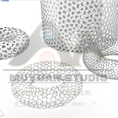 犀牛grasshopper 参数化曲面、多面体、网格转蜂窝结构插件，牧渊