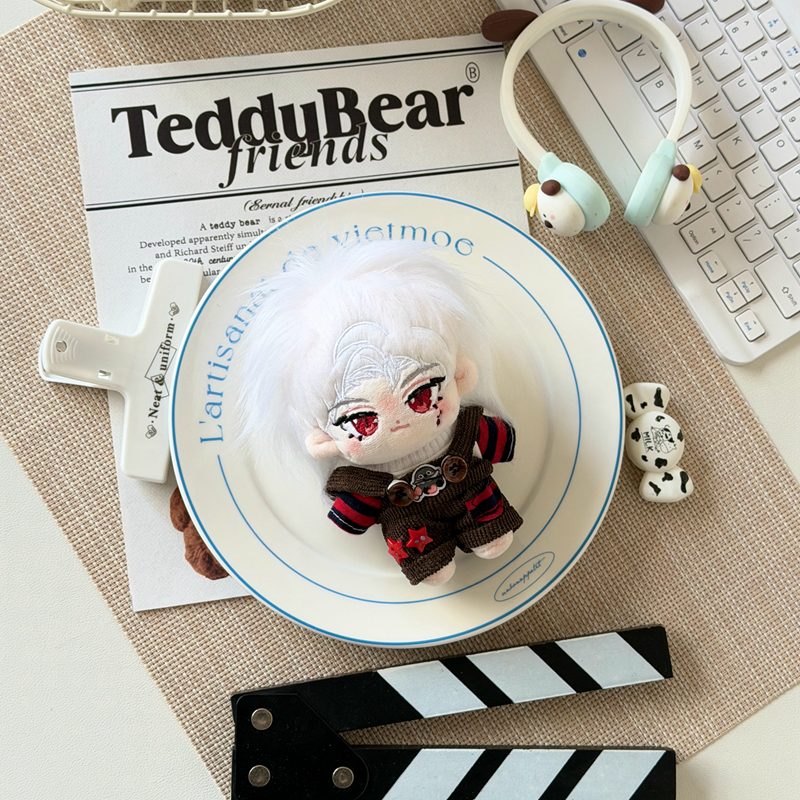 恋与深空10cm正常体原创同人棉花娃娃学生包包挂件毛绒公仔仅衣服