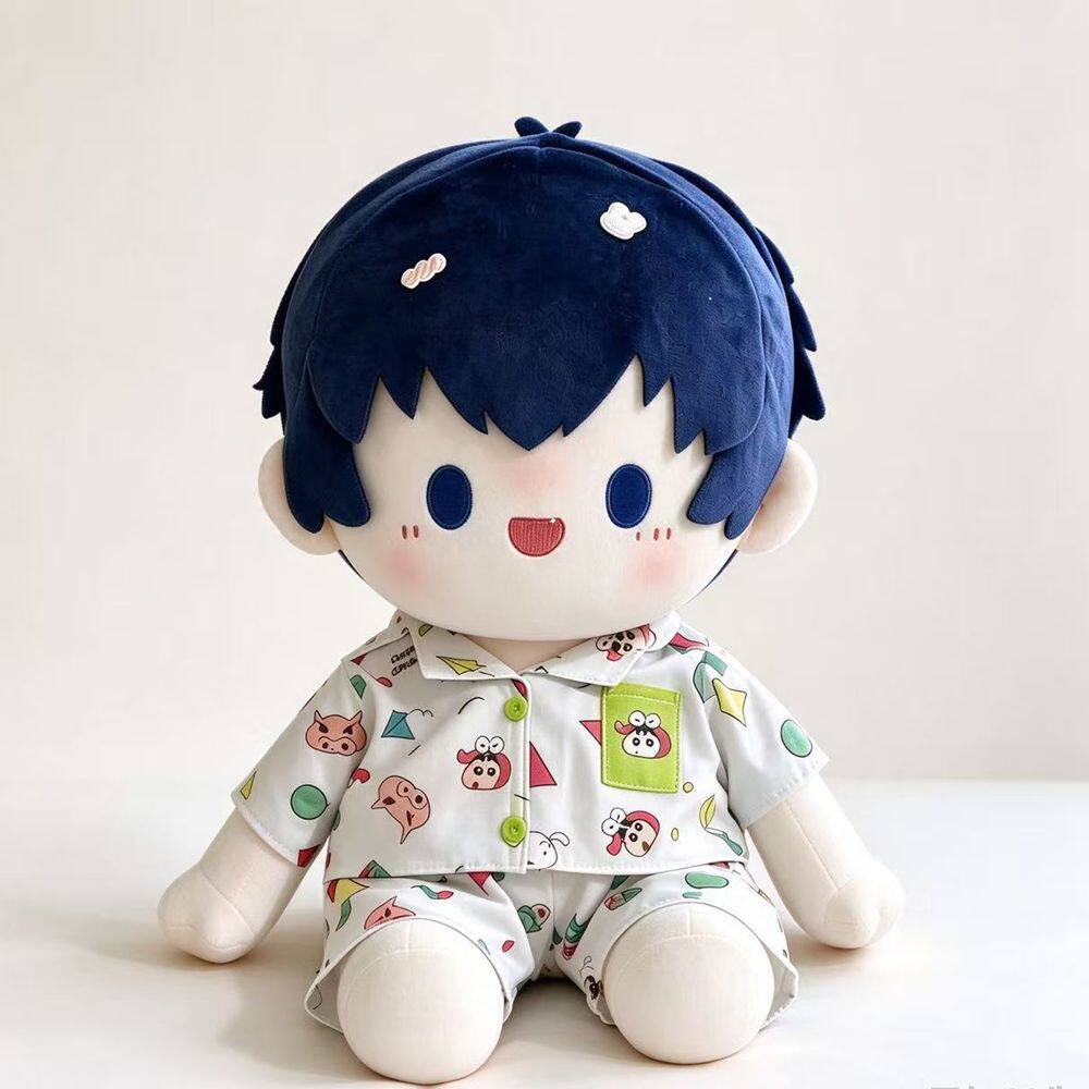 蜡笔小新印花睡衣棉花娃娃坐姿40cm娃衣一番赏公仔玩偶换装服套装