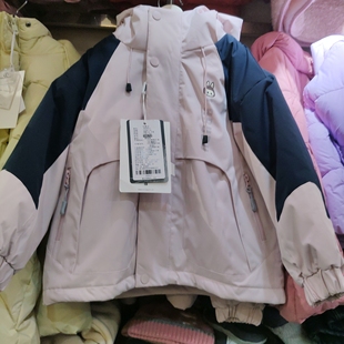 达菲羽绒服三合一冲锋衣女童冬季2025小中童户外羽绒内胆夹棉外套