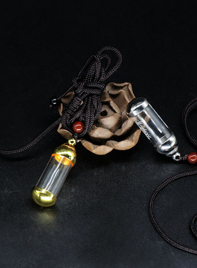 项链水晶随身西藏透明挂饰嘎乌盒